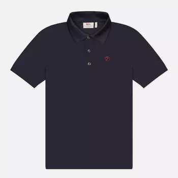 Мужское поло Fjallraven Crowley Pique, цвет чёрный, размер XL