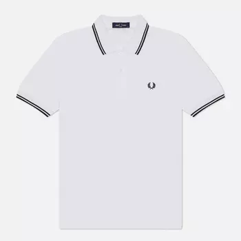 Мужское поло Fred Perry M3600, цвет белый, размер M