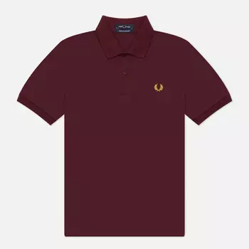 Мужское поло Fred Perry M3, цвет бордовый, размер 38