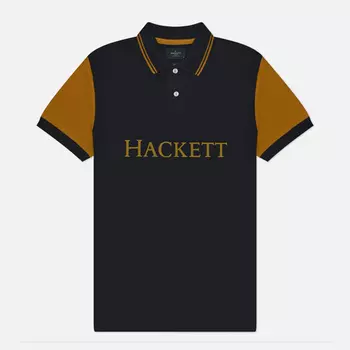 Мужское поло Hackett Heritage Back 1, цвет синий, размер S