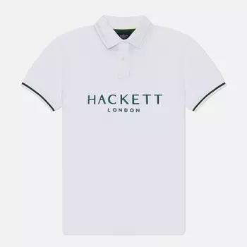 Мужское поло Hackett Heritage Classic, цвет белый, размер XXL