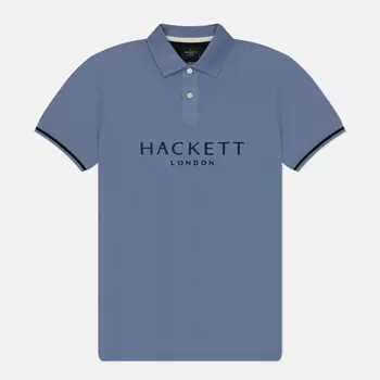 Мужское поло Hackett Heritage Classic, цвет голубой, размер XXL