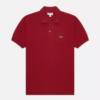 Мужское поло Lacoste L.12.12 Classic Fit, цвет бордовый, размер XXXXL