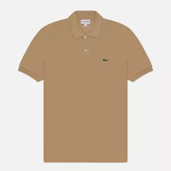 Мужское поло Lacoste L.12.12 Classic Fit, цвет бежевый, размер M
