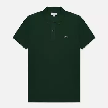 Мужское поло Lacoste Original L.12.12 Slim Fit, цвет зелёный, размер S