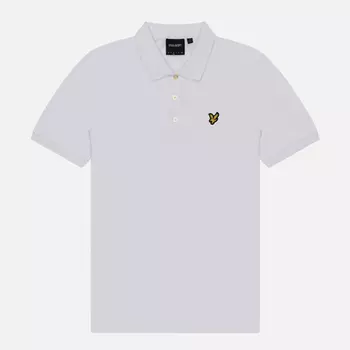 Мужское поло Lyle & Scott Slub Regular Fit, цвет белый, размер XL