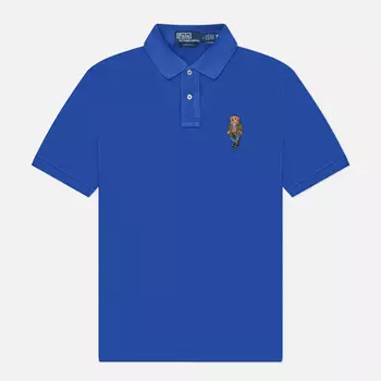 Мужское поло Polo Ralph Lauren Polo Bear Classic Fit, цвет синий, размер S