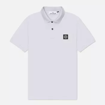 Мужское поло Stone Island Compass Patch, цвет фиолетовый, размер XL