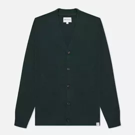 Мужской кардиган Norse Projects Adam Lambswool, цвет зелёный, размер XXL