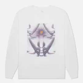 Мужской лонгслив Bronze 56K Aura, цвет белый, размер M