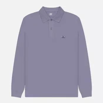 Мужской лонгслив C.P. Company Stretch Piquet, цвет фиолетовый, размер M