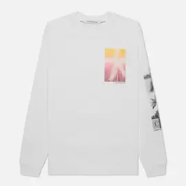 Мужской лонгслив Calvin Klein Jeans Organic Cotton, цвет белый, размер S