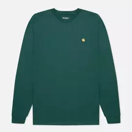 Мужской лонгслив Carhartt WIP L/S Chase, цвет зелёный, размер XXXL