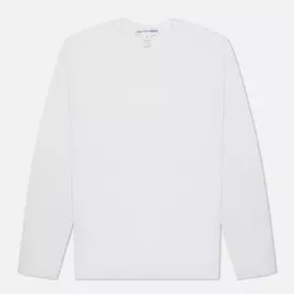Мужской лонгслив Comme des Garcons SHIRT Back Logo, цвет белый, размер XL