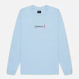 Мужской лонгслив Edwin Aurora, цвет голубой, размер L