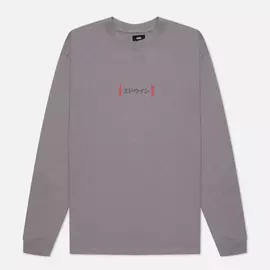 Мужской лонгслив Edwin Aurora, цвет серый, размер XXL