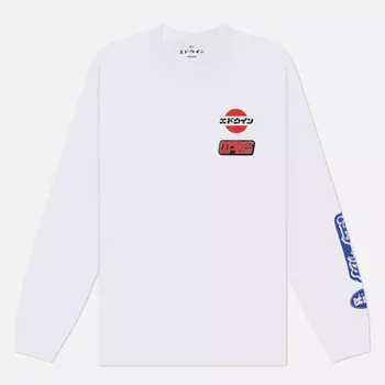 Мужской лонгслив Edwin Edo Win, цвет белый, размер M