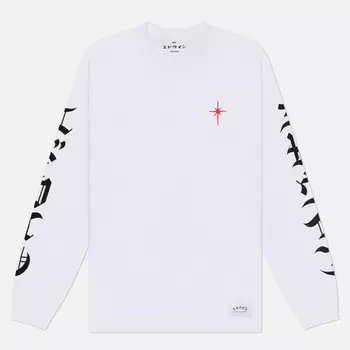 Мужской лонгслив Edwin High Life Low Levels, цвет белый, размер XL