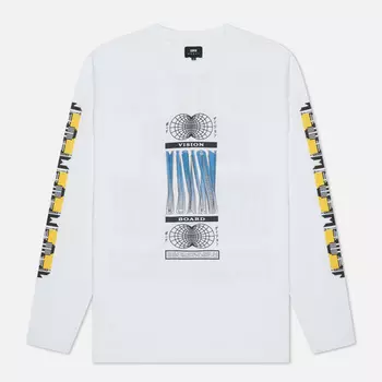 Мужской лонгслив Edwin Vision Board, цвет белый, размер XXL