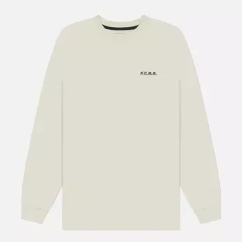 Мужской лонгслив F.C. Real Bristol Big Logo Baggy, цвет белый, размер L