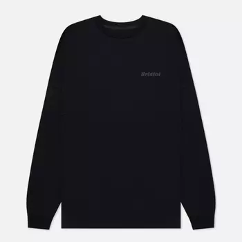 Мужской лонгслив F.C. Real Bristol Big Logo Team Baggy, цвет чёрный, размер XL