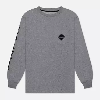 Мужской лонгслив F.C. Real Bristol Pocket Authentic Team, цвет серый, размер L