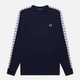 Мужской лонгслив Fred Perry LS Taped, цвет синий, размер XXL