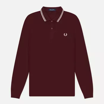 Мужской лонгслив Fred Perry M3636, цвет бордовый, размер XL