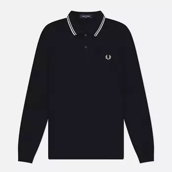 Мужской лонгслив Fred Perry M3636, цвет чёрный, размер S