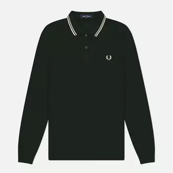 Мужской лонгслив Fred Perry M3636, цвет зелёный, размер M