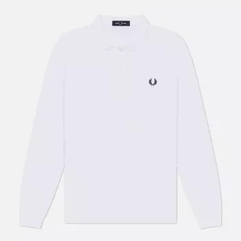 Мужской лонгслив Fred Perry M6006, цвет белый, размер XL