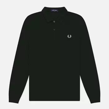 Мужской лонгслив Fred Perry M6006, цвет зелёный, размер XL
