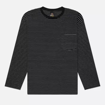 Мужской лонгслив FrizmWORKS Stripe Oversized Relax 003, цвет чёрный, размер L