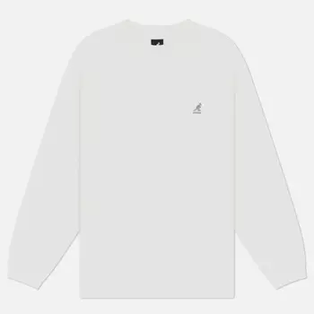 Мужской лонгслив Kangol Kangol Cotton, цвет белый, размер M
