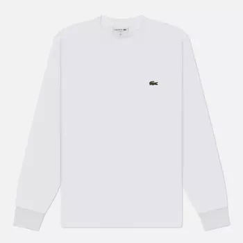Мужской лонгслив Lacoste Cotton Classic Comfortable Fit, цвет белый, размер XXXL