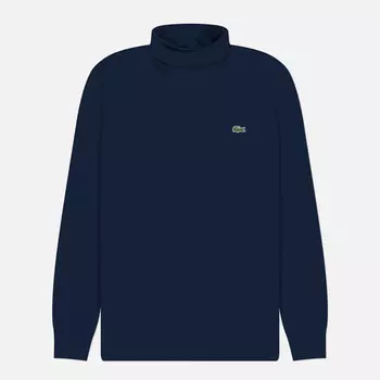 Мужской лонгслив Lacoste Roll Neck, цвет синий, размер M