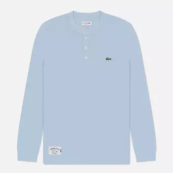 Мужской лонгслив Lacoste Waffle Knit, цвет голубой, размер M