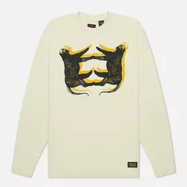 Мужской лонгслив Levi's Skateboarding Graphic Box, цвет бежевый, размер S