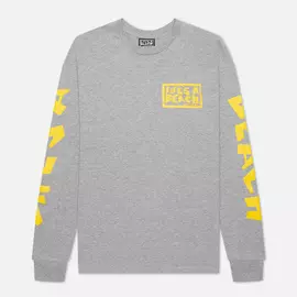 Мужской лонгслив Life's a Beach All Sleeve, цвет серый, размер L