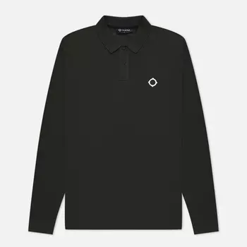 Мужской лонгслив MA.Strum Pique Polo, цвет оливковый, размер XL