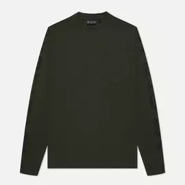 Мужской лонгслив MA.Strum Sleeve Print, цвет оливковый, размер M