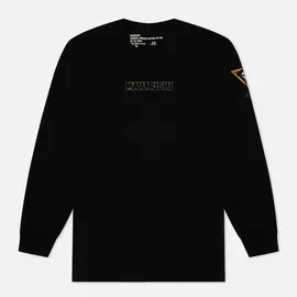 Мужской лонгслив maharishi Ox Insignia, цвет чёрный, размер M