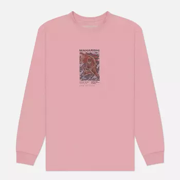 Мужской лонгслив maharishi Tiger Dragon Miltype, цвет розовый, размер M