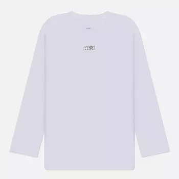 Мужской лонгслив Maison Margiela MM6 Front Numerical Logo Print, цвет белый, размер XXL