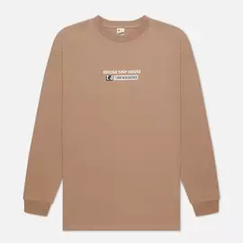 Мужской лонгслив Medicom Toy x Bridge Ship House, цвет бежевый, размер L
