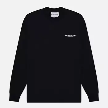 Мужской лонгслив MKI Miyuki-Zoku Design Studio, цвет чёрный, размер S