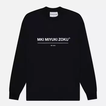 Мужской лонгслив MKI Miyuki-Zoku Linear, цвет чёрный, размер S