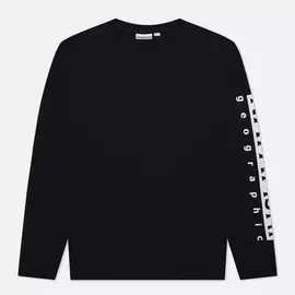 Мужской лонгслив Napapijri Sadas, цвет чёрный, размер S