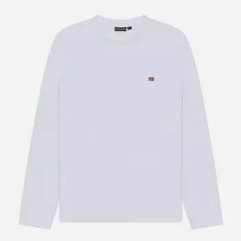 Мужской лонгслив Napapijri Salis, цвет белый, размер XXL