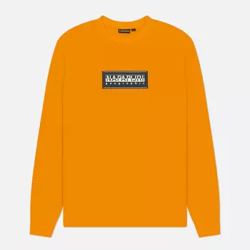 Мужской лонгслив Napapijri Suze, цвет оранжевый, размер XXL